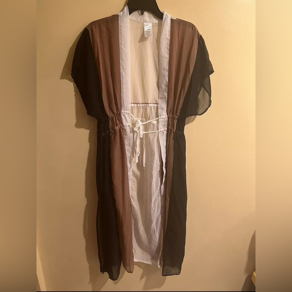 Time And Tru Missy Coverup Size L 12-14 multicolor